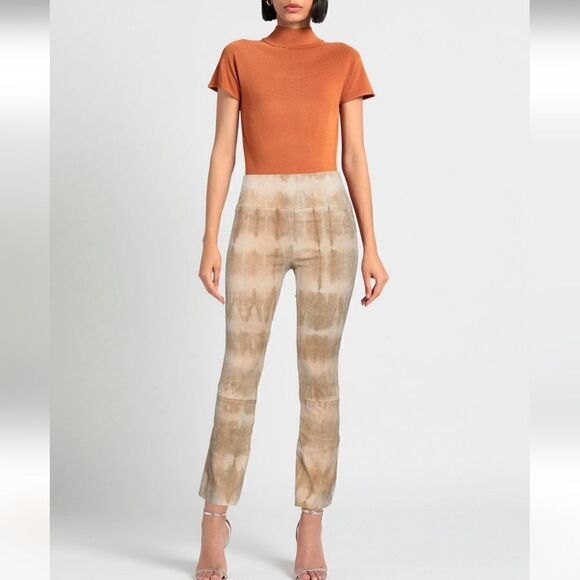 New SPRWMN Leather ankle pants S